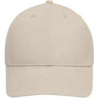 6 Panel Cap Bio Cotton - Sandstone