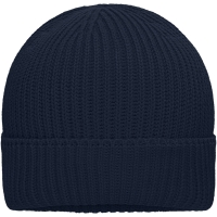 Bio Cotton Winter Beanie - Navy