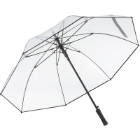 AC golf umbrella FARE® Pure - Transparent black