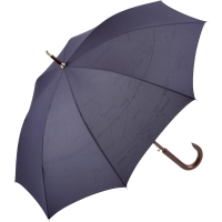 AC woodshaft regular umbrella - Midnight blue/starry sky design