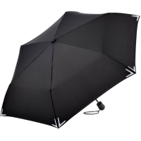 Mini umbrella Safebrella® LED light - Black