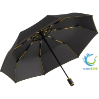 Pocket umbrella FARE® AOC Mini Style - Black yellow