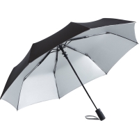 AC pocket umbrella FARE® Doubleface - Black/silver