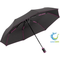 Pocket umbrella FARE® AC Mini Style - Black magenta