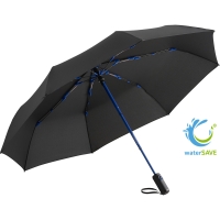 Oversize pocket umbrella FARE® AOC Colorline - Black euroblue