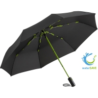 Oversize pocket umbrella FARE® AOC Colorline - Black lime