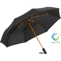 Oversize pocket umbrella FARE® AOC Colorline - Black orange