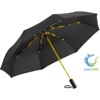 Oversize pocket umbrella FARE® AOC Colorline - Black yellow