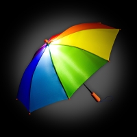 Regular umbrella FARE® 4Kids Skylight® - Rainbow