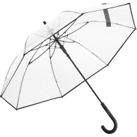 AC regular umbrella FARE® Pure - Transparent black