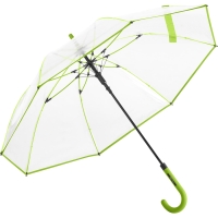 AC regular umbrella FARE® Pure - Transparent lime