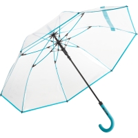 AC regular umbrella FARE®-Pure - Transparent petrol