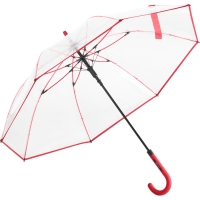 AC regular umbrella FARE® Pure - Transparent red