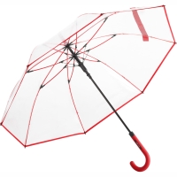 AC regular umbrella FARE®-Pure - Transparent red