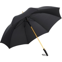 AC alu golf umbrella FARE®-Precious - Black/gold