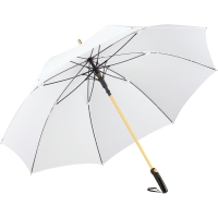 AC alu golf umbrella FARE® Precious - White/gold