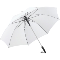 AC alu golf umbrella FARE® Precious - White/titanium