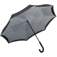 Regular umbrella FARE® Contrary - Black/grey