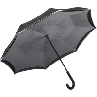 Regular umbrella FARE®-Contrary - Black/grey