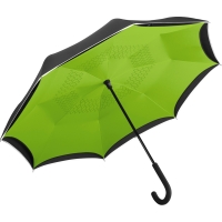 Regular umbrella FARE® Contrary - Black/lime