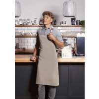 Bib Apron Basic with Buckle - Sand