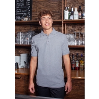 Men's Workwear Polo Shirt Basic - Light grey