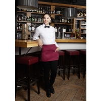 Waist Apron Basic with Pocket - Bordeaux