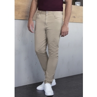 Men's 5-Pocket Trousers Classic-Stretch - Pebble beige