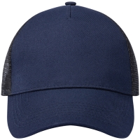 Trucker Mesh Cap, from Sustainable Material, Recycled Polyester - Navy / black