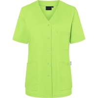 Short-Sleeve Ladies' Tunic Essential, from Sustainable Material, 65% GRS Certified Recycled Polyester / 35% Conventional Cotton - Kiwi