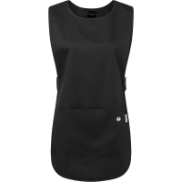 Pull-over Tunic Essential, from Sustainable Material, 65% GRS Certified Recycled Polyester / 35% Conventional Cotton - Black
