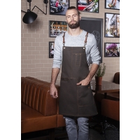 Bib Apron Urban X-Style - Chocolate