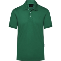 Men's Workwear Polo Shirt Modern-Flair, from Sustainable Material, 51% GRS Certified Recycled Polyester / 47% Conventional Cotton / 2% Conventional Elastane - Forest green