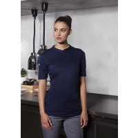 Short-Sleeve Ladies' Work Shirt Performance - Navy