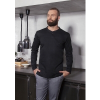 Long-Sleeve Work Shirt Performance - Black