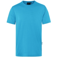 Men's Workwear T-Shirt Casual-Flair, from Sustainable Material, 51% GRS Certified Recycled Polyester / 46% Conventional Cotton / 3% Conventional Elastane - Pacific blue