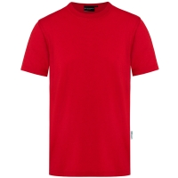 Men's Workwear T-Shirt Casual-Flair, from Sustainable Material, 51% GRS Certified Recycled Polyester / 46% Conventional Cotton / 3% Conventional Elastane - Red