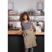 Waist Apron Green-Generation, from Sustainable Material, Recycled Polyester - Pebble beige