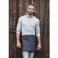 Leather Waist Apron - Ink