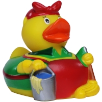 Squeaky duck cleaning lady - Multicoloured