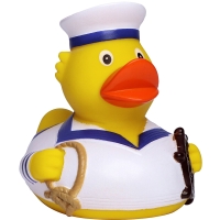 Squeaky duck seaman - White