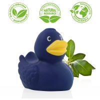 Natural rubber duck, classic - Blue