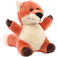 Plush fox Arne - Red brown