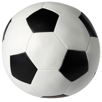 Vinyl soccer ball - White/black