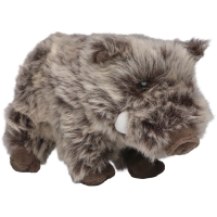 Plush wild boar Nicolo - Brown