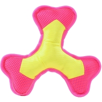 Dog toy Flying Triple - Yellow/pink