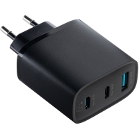 USB Charger GaN 3-Port - Black