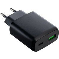 USB Charger GaN 2-Port - Black