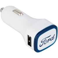 USB car charger adapter - Blue