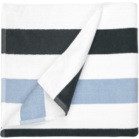 Beach Towel Stripe - Anthracite/Light Blue